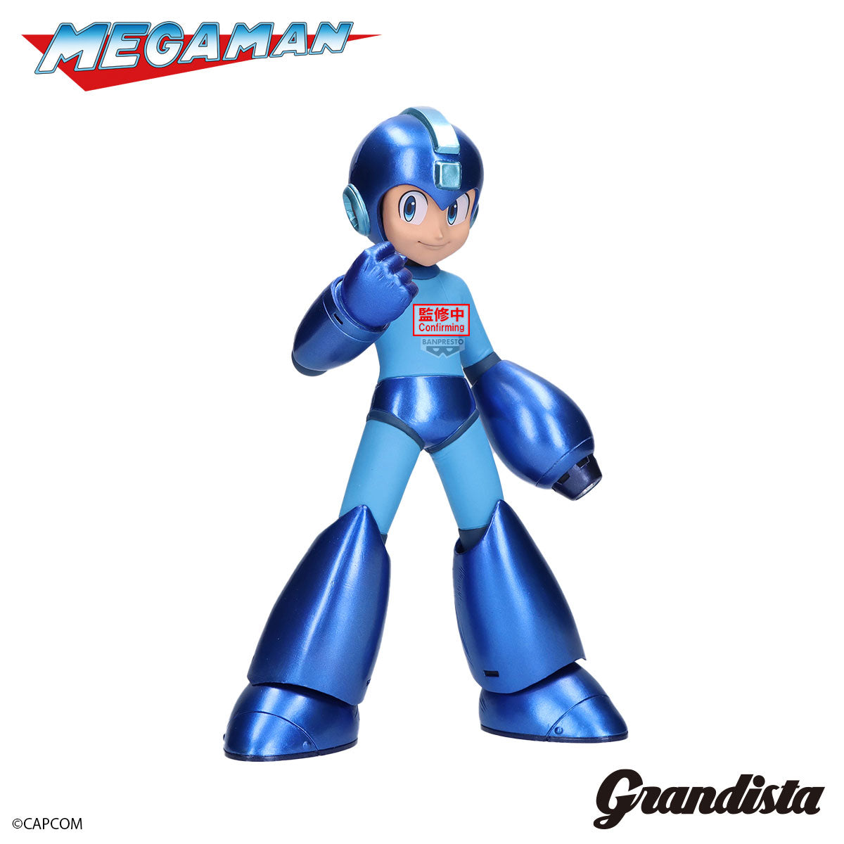 BANPRESTO ROCKMAN GRANDISTA MEGAMAN METALLIC VERSION FIGURE [PRE