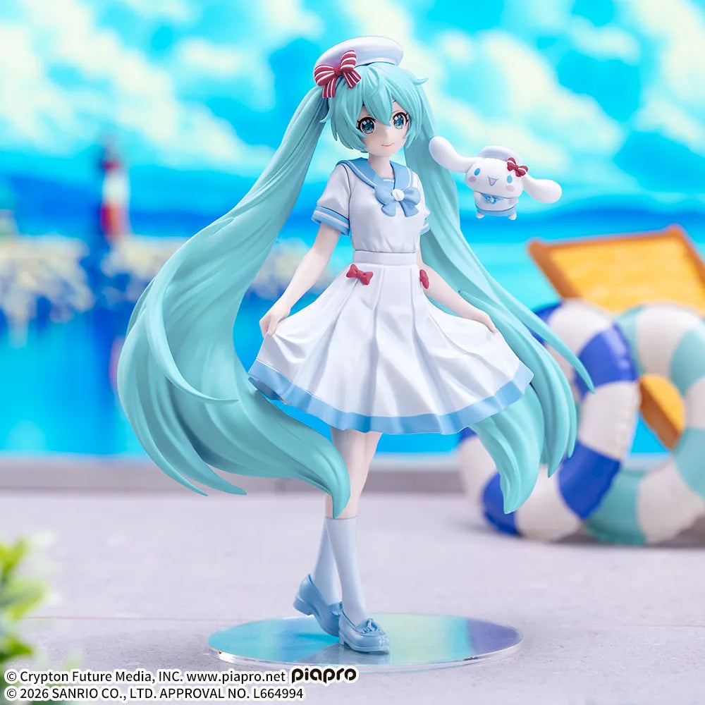 mikurin SEGA PIAPRO CHARACTERS XSTELLAR HATSUNE MIKU X CINNAMOROLL SUMMER