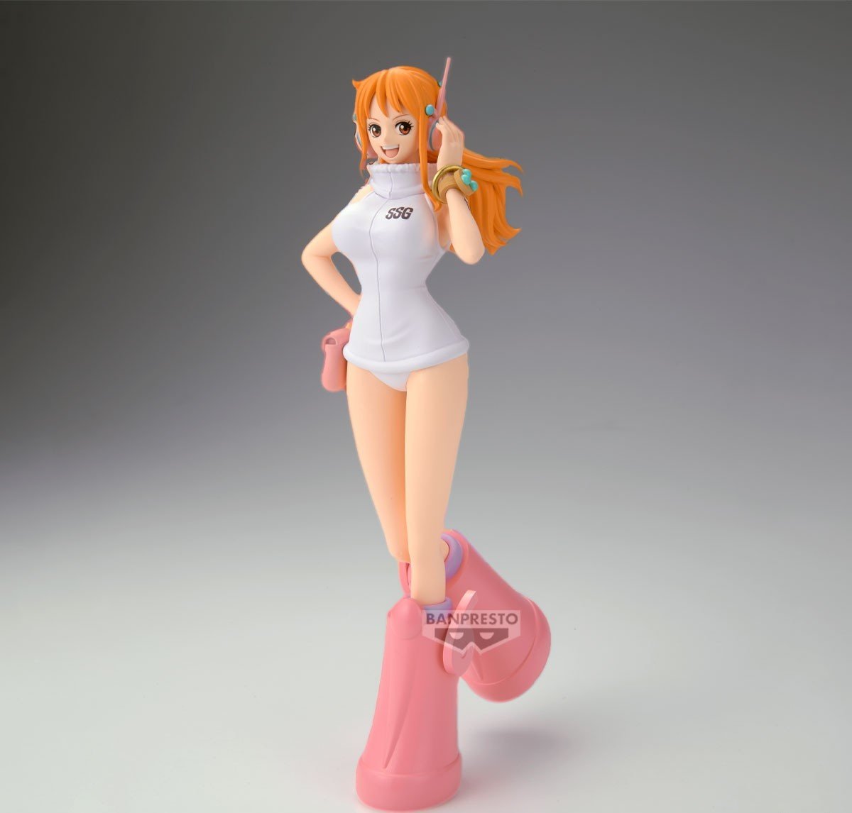 19個 ワンピース GLITTER&GLAMOURS NAMI EGGHEAD BANPRESTO ONE PIECE GLITTER & GLAMOURS NAMI EGGHEAD STYLE FIGURE