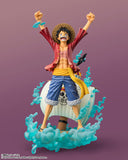 BANDAI ONE PIECE FIGUARTS ZERO STARTUNE  MONKEY D LUFFY SETTING OUT FOR THE NEW WORLD FIGURE [PRE ORDER]
