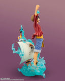 BANDAI ONE PIECE FIGUARTS ZERO STARTUNE  MONKEY D LUFFY SETTING OUT FOR THE NEW WORLD FIGURE [PRE ORDER]