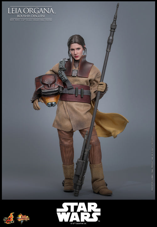 HOT TOYS MOVIE MASTERPIECE SERIES MMS854 STAR WARS EPISODE VI RETURN OF THE JEDI LEIA ORGANA BOUSHH DISGUISE FIGURE [PRE ORDER]