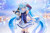 GOOD SMILE COMPANY CHARACTER VOCAL SERIES 01 HATSUNE MIKU SNOW MIKU X KUROMI FIGURE [PRE ORDER]