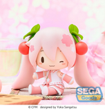 SEGA PIAPRO CHARACTERS FUWA PETIT HATSUNE MIKU SAKURA MIKU FIGURE [PRE ORDER]