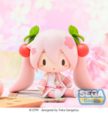 SEGA PIAPRO CHARACTERS FUWA PETIT HATSUNE MIKU SAKURA MIKU FIGURE [PRE ORDER]