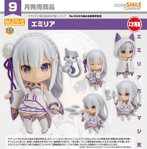 GOOD SMILE COMPANY RE:ZERO STARTING LIFE IN ANOTHER WORLD NENDOROID NO.751 EMILIA FIGURE [PRE ORDER]