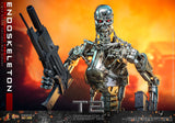 HOT TOYS TERMINATOR 2 JUDGMENT DAY MOVIE MASTERPIECE SERIES DIECAST MMS840D77 ENDOSKELETON BATTLE DAMAGED VERSION FIGURE [PRE ORDER]