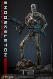 HOT TOYS TERMINATOR 2 JUDGMENT DAY MOVIE MASTERPIECE SERIES DIECAST MMS840D77 ENDOSKELETON BATTLE DAMAGED VERSION FIGURE [PRE ORDER]