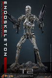 HOT TOYS TERMINATOR 2 JUDGMENT DAY MOVIE MASTERPIECE SERIES DIECAST MMS840D77 ENDOSKELETON BATTLE DAMAGED VERSION FIGURE [PRE ORDER]