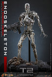 HOT TOYS TERMINATOR 2 JUDGMENT DAY MOVIE MASTERPIECE SERIES DIECAST MMS840D77 ENDOSKELETON BATTLE DAMAGED VERSION FIGURE [PRE ORDER]