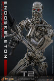 HOT TOYS TERMINATOR 2 JUDGMENT DAY MOVIE MASTERPIECE SERIES DIECAST MMS840D77 ENDOSKELETON BATTLE DAMAGED VERSION FIGURE [PRE ORDER]