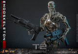 HOT TOYS TERMINATOR 2 JUDGMENT DAY MOVIE MASTERPIECE SERIES DIECAST MMS840D77 ENDOSKELETON BATTLE DAMAGED VERSION FIGURE [PRE ORDER]