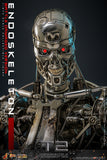 HOT TOYS TERMINATOR 2 JUDGMENT DAY MOVIE MASTERPIECE SERIES DIECAST MMS840D77 ENDOSKELETON BATTLE DAMAGED VERSION FIGURE [PRE ORDER]