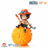 HAPPY LIFE HL-0504 ONE PIECE DEVIL FRUIT SERIES PORTGAS D. ACE FIGURE LIGHT [PRE ORDER]