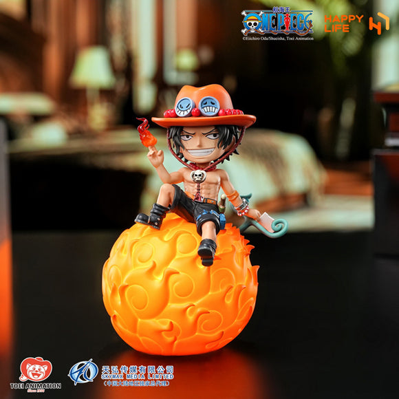 HAPPY LIFE HL-0504 ONE PIECE DEVIL FRUIT SERIES PORTGAS D. ACE FIGURE LIGHT [PRE ORDER]
