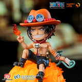 HAPPY LIFE HL-0504 ONE PIECE DEVIL FRUIT SERIES PORTGAS D. ACE FIGURE LIGHT [PRE ORDER]
