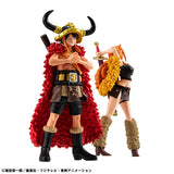 MEGAHOUSE WALLSTAR ONE PIECE MONKEY D. LUFFY & NAMI SET ELBAPH VERSION [WITH GIFT] FIGURE [PRE ORDER]