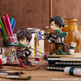 BUSHIROAD CREATIVE ATTACK ON TITAN PALVERSE PALE LEVI & EREN YEAGER SET FIGURE