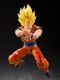 BANDAI SPIRITS DRAGON BALL Z S.H.FIGUARTS SUPER SAIYAN SON GOKU (THE BEGINNING OF THE DECISIVE BATTLE) ACTION FIGURE [PRE ORDER]