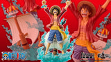 BANDAI ONE PIECE FIGUARTS ZERO STARTUNE  MONKEY D LUFFY SETTING OUT FOR THE NEW WORLD FIGURE [PRE ORDER]
