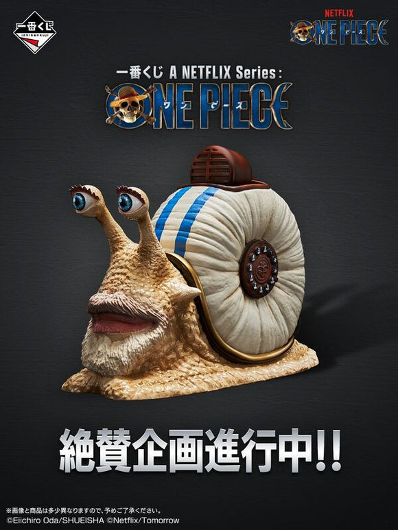 BANDAI ICHIBANSHO NETFLIX ONE PIECE DEN DEN MUSHI MONKEY.D.GARP VERSION FIGURE [PRE ORDER]