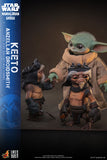 HOT TOYS LIFE SIZE MASTERPIECE SERIES LMS018 THE MANDALORIAN AND GROGU KEETO ANZELLAN DROIDSMITH ACTION FIGURE [PRE ORDER]