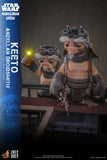 HOT TOYS LIFE SIZE MASTERPIECE SERIES LMS018 THE MANDALORIAN AND GROGU KEETO ANZELLAN DROIDSMITH ACTION FIGURE [PRE ORDER]