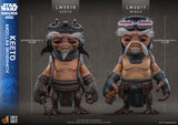 HOT TOYS LIFE SIZE MASTERPIECE SERIES LMS018 THE MANDALORIAN AND GROGU KEETO ANZELLAN DROIDSMITH ACTION FIGURE [PRE ORDER]