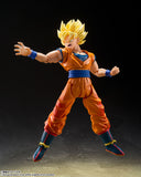 BANDAI SPIRITS DRAGON BALL Z S.H.FIGUARTS SUPER SAIYAN SON GOKU (THE BEGINNING OF THE DECISIVE BATTLE) ACTION FIGURE [PRE ORDER]