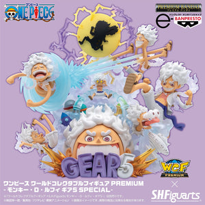 BANDAI ONE PIECE WCF X S.H.FIGUARTS PREMIUM MONKEY D. LUFFY GEAR 5 SPECIAL FIGURE [PRE ORDER]