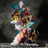 BANDAI ONE PIECE WORLD COLLECTABLE FIGURE PREMIUM THE NEW AND OLD FOUR EMPERORS FIGURE [PRE ORDER]