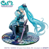 MEGAHOUSE LUCREA MOBILE SUIT GUNDAM 45TH ANNIVERSARY X HATSUNE MIKU HATSUNE MIKU X OO GUNDAM FIGURE [PRE ORDER]