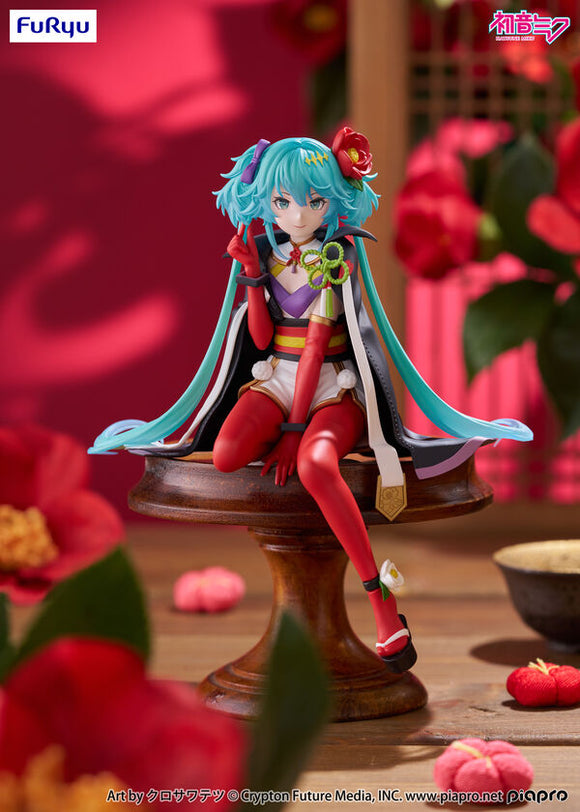 FURYU PIAPRO CHARACTERS NOODLE STOPPER HATSUNE MIKU FLOWER FAIRY CAMELLIA FIGURE [PRE ORDER]
