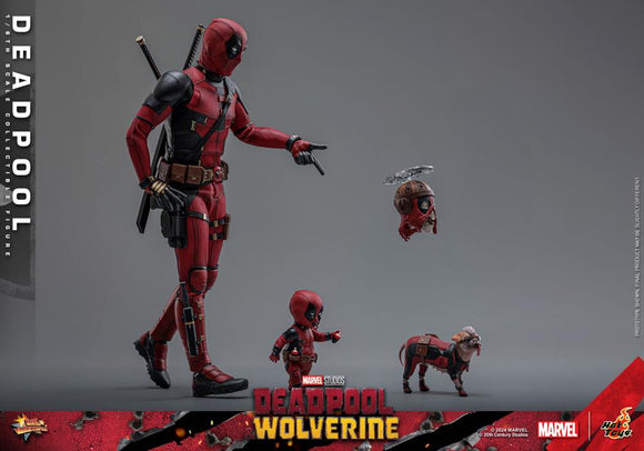 HOT TOYS MARVEL MOVIE MASTERPIECE SERIES MMS746 DEADPOOL & WOLVERINE - DEADPOOL 1/6TH SCALE COLLECTIBLE FIGURE [PRE ORDER]