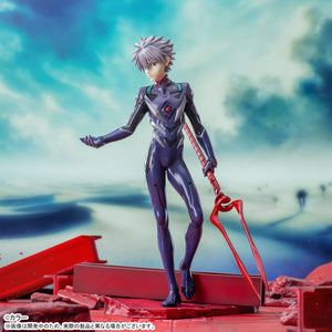 EVANGELION 3.0+1.0 THRICE UPON A TIME LUMINASTA NAGISA KAWORU SPEAR OF LONGINUS VERSION FIGURE [PRE ORDER]