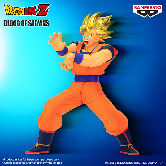 BANPRESTO DRAGON BALL Z BLOOD OF SAIYANS SUPER SAIYAN SON GOKU FIGURE [PRE ORDER]