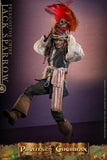 HOT TOYS DISNEY CHARACTERS PIRATES OF THE CARIBBEAN DEAD MAN'S CHEST DELUXE SERIES DX48 PELEGOSTOS CHIEF JACK SPARROW FIGURE [PRE ORDER]