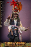 HOT TOYS DISNEY CHARACTERS PIRATES OF THE CARIBBEAN DEAD MAN'S CHEST DELUXE SERIES DX48 PELEGOSTOS CHIEF JACK SPARROW FIGURE [PRE ORDER]