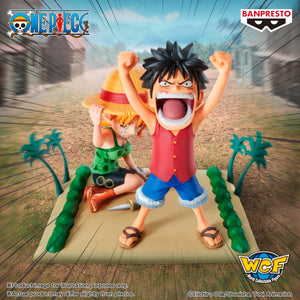 BANPRESTO ONE PIECE WORLD COLLECTABLE FIGURE LOG STORIES LUFFY AND NAMI FIGURE [PRE ORDER]