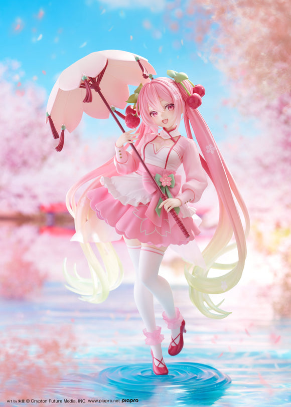 TAITO VOCALOID ARTIST MASTERPIECE+ HATSUNE MIKU SAKURA DRESS VERSION FIGURE [PRE ORDER]