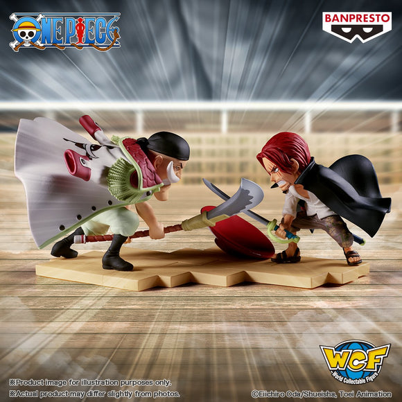 BANPRESTO ONE PIECE WORLD COLLECTABLE FIGURE LOG STORIES EDWARD NEWGATE & SHANKS FIGURE [PRE ORDER]