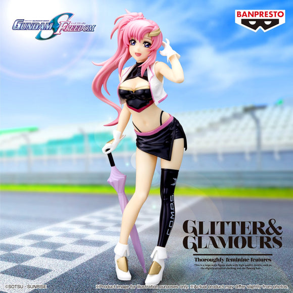 BANPRESTO MOBILE SUIT GUNDAM SEED FREEDOM GLITTER & GLAMOURS LACUS CLYNE RACE QUEEN VERSION FIGURE