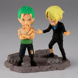 BANPRESTO ONE PIECE WORLD COLLECTABLE FIGURE LOG STORIES RORONOA ZORO & SANJI FIGURE [PRE ORDER]