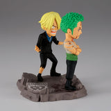 BANPRESTO ONE PIECE WORLD COLLECTABLE FIGURE LOG STORIES RORONOA ZORO & SANJI FIGURE [PRE ORDER]