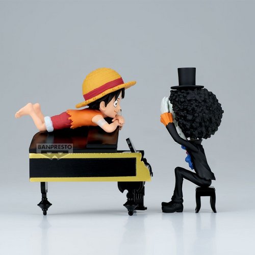 BANPRESTO ONE PIECE WORLD COLLECTABLE FIGURE LOG STORIES MONKEY D. LUFFY & BROOK FIGURE [PRE ORDER]
