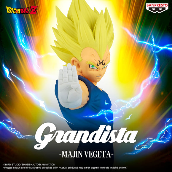 BANPRESTO DRAGON BALL Z GRANDISTA SUPER SAIYAN MAJIN VEGETA FIGURE [PRE ORDER]