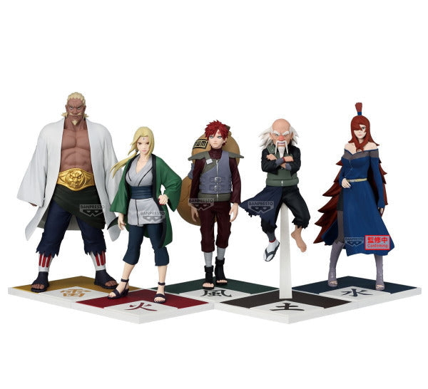 NARUTO SHIPPUDEN THE FIVE KAGE ASSEMBLE SET OF 5 FIGURE [PRE ORDER