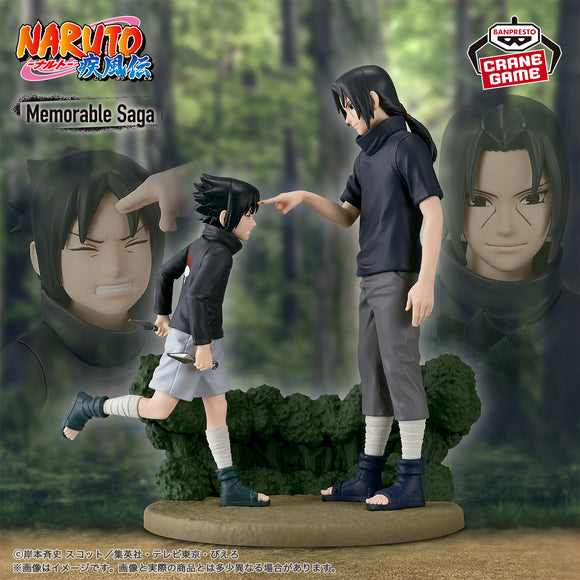 BANPRESTO NARUTO SHIPPUUDEN MEMORABLE SAGA UCHIHA ITACHI & UCHIHA
