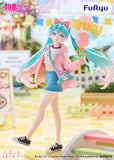 FURYU CORPORATION PIAPRO CHARACTERS MUCHUTE HATSUNE MIKU PARK DATE FIGURE [PRE ORDER]