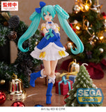 SEGA VOCALOID HIGH PREMIUM HATSUNE MIKU SAPPHIRE CHRISTMAS VERSION FIGURE [PRE ORDER]